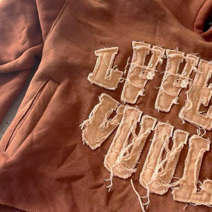 Sudaderas con capucha de algodón 100% de peso pesado de gran tamaño para hombre Sudaderas gruesas de calidad de lujo - Product Image 5