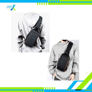 Bolso bandolera antirrobo de lona para hombre con puerto de carga USB, impermeable, capacidad de 50-70L, cierre seguro para viajes, trabajo y actividades al aire libre - Product Image 4