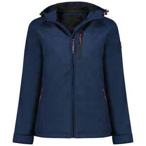 Chaqueta Softshell con Capucha y Cremallera, Corte Holgado, Resistente al Viento, para Mujer, Tejido Suave y Cálido de la Mejor Calidad, Ropa de Viaje - Product Image 1