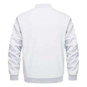 Nouveau blouson d'aviateur de mode manteaux 100% tissu de polyester nouveau blouson d'aviateur d'hommes personnalisés OEM ODM fournisseur en gros - Product Image 3
