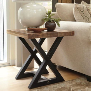 High Quality Furniture for Hotel & Home Modern Side <b>Tables</b> With <b>Rustic</b> <b>Wooden</b> Top Handmade Customized Side <b>Table</b> - Product Image 1