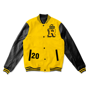 เสื้อแจ็คเก็ตวาร์ซิตี้ผู้ชายสำหรับฤดูหนาวแบบใหม่ ผ้าฝ้าย 100% ระบายอากาศได้ดี แห้งเร็ว สไตล์ไฮสตรีท  โลโก้ด้านหน้าแบบสั่งทำพิเศษ คุณภาพสูง - Product Image 1