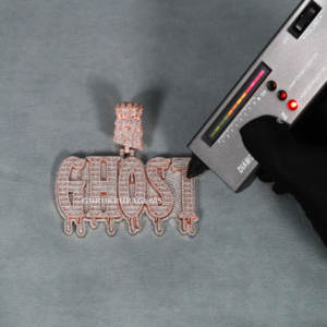 จี้เพชรทรงฮิปฮอป925สเตอร์ลิงประกายเพชรทรงกลมและบาแกตต์สำหรับผู้ชายให้เย็นลงอย่างงดงาม - Product Image 3