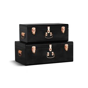 Baúl Metálico Decorativo Vintage Personalizado Estilo Británico - Product Image 1