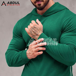 Fabricant d'usine sur mesure Gym Fitness Hoodies à la mode grande taille Gym Fitness Hoodies - Product Image 3