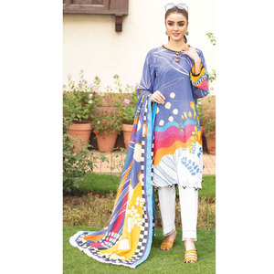 Salwar Kameez pour femmes, imprimé numérique personnalisé, coupe régulière, longueur normale, tenue décontractée, style Inde Pakistan, tenue d'été - Product Image 1