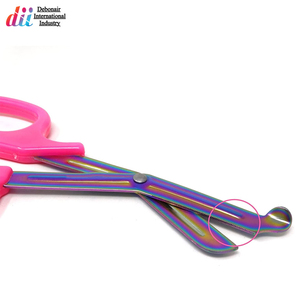 Prix de gros, poignée en plastique de qualité supérieure, acier inoxydable, couleur personnalisée, ciseaux de traumatismes EMT par debonairii - Product Image 3