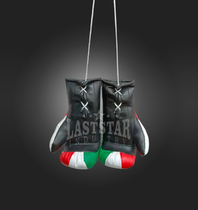 OEM personalizado Mini guantes de boxeo llavero PU cuero precio de fábrica para el coche colgante y uso al aire libre México país bandera al por mayor - Product Image 5