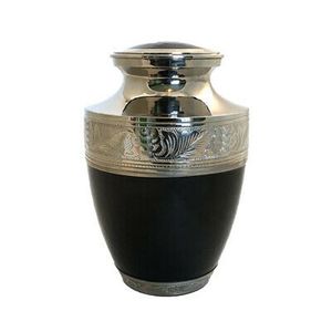 URNA GRABADA PARA ADULTOS ROSA FANCY CONTENEDOR DE RESTOS HUMANOS DE METAL PRECIOS AL POR MAYOR DISPONIBLE URNA DE METAL DE CALIDAD PREMIUM PARA FUNERAL - Product Image 3
