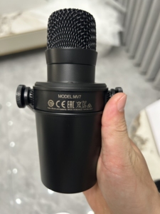 Micrófono Dinámico Profesional <span class=keywords><strong>MV7</strong></span> Studio USB para Computadora Henhao Omnidireccional para Transmisión, Juegos, <span class=keywords><strong>Podcast</strong></span> - Product Image 4