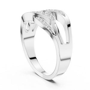 Belles pierres précieuses personnalisées 10k bague de mariage ensemble gravé bagues en diamant - Product Image 2