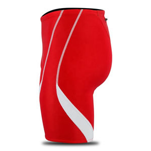 Pantalones cortos atléticos de compresión personalizados para hombre, pantalones cortos de secado rápido para entrenamiento, pantalones cortos para correr con bolsillo trasero, ropa de gimnasio para hombre al por mayor - Product Image 2