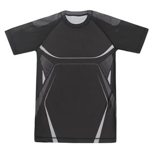 Camisetas de gimnasio de manga larga con logotipo personalizado transpirable OEM Surf Rash Guard para hombres BJJ y MMA sublimado para adultos - Product Image 4