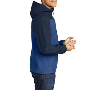 Veste coupe-vent légère en softshell au design personnalisé, imperméable et coupe-vent, veste bomber de randonnée pour hommes - Product Image 4