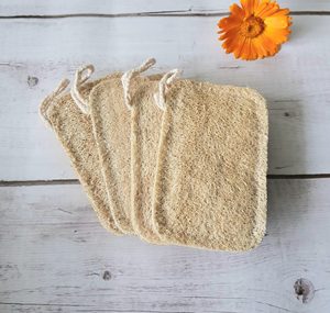 Eco - Friendly Loofah Washing Dishes Round Dish Washing Loofah Vietnam Natural exfoliating loofah inserts wholesale <b>raw</b> loofah - Product Image 4