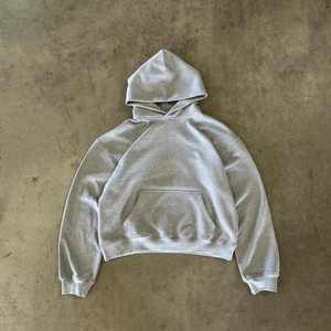 Conjunto de sudadera con capucha y pantalones de chándal para hombre de rizo francés de 100% algodón personalizado | Chándal de corte cuadrado en blanco para ropa de calle e impresión - Product Image 5