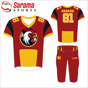 Uniforme de football américain le plus vendu à bas prix de toutes les tailles, nouveau design, uniforme américain de meilleure fabrication OEM, - Product Image 3