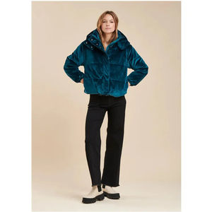 Chaqueta Acolchada Clásica Ligera de Manga Larga para Mujer, Impermeable, Ecológica, Transpirable, Diseño de Punto - Product Image 3