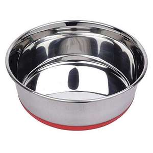 Cuenco para perros con logotipo personalizado, Base de goma antideslizante antioxidante, platos de alimentación para mascotas, comida, agua, cuenco de comida de Metal para perros de acero inoxidable - Product Image 1