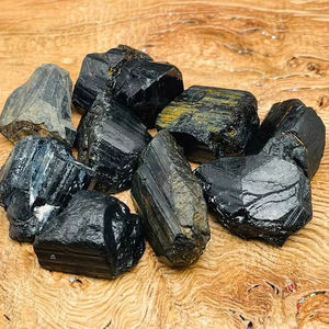 คริสตัลทัวร์มาลีนธรรมชาติสีดำอัญมณีหยาบไม่ผ่านการบำบัดขนาดกำหนดเองสำหรับการทำเครื่องประดับ - Product Image 4