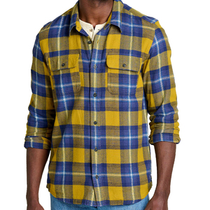 Anti Wrinkle <b>Men</b> Plaid <b>Shirt</b> Light Weight Breathable Best Designs <b>Men's</b> <b>Shirts</b> Two <b>Pockets</b> Man Plaid <b>Shirt</b> <b>With</b> Full Sleeves - Product Image 1