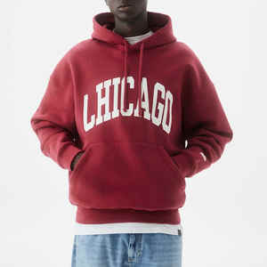 Sudaderas con capucha personalizadas con estampado DTG para hombre, ropa de calle Y2K, sudaderas con capucha de lana de algodón pesado de gran tamaño para hombre - Product Image 4