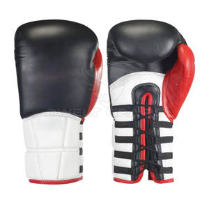 Factory Price Durable PU Leather Boxing <b>Gloves</b> <b>Lace</b> up Design Wholesale Product - Product Image 1