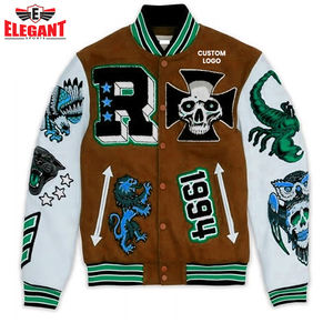 2025 vestes universitaires sur mesure pour hommes meilleur matériau souple conception Unique col montant mince toile vêtements d'extérieur - Product Image 5