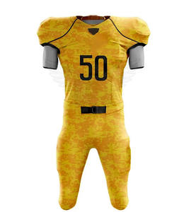 Bas quantité minimale de commande votre propre maillot de sublimation uniforme de football vêtements d'équipe vente en gros uniforme de maillot de football américain pour jeunes - Product Image 1