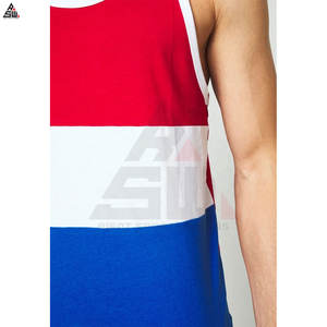 New Workout Gym Men Tank Tops Breathable Best Quality Premium Design Custom Color Knitted Cotton <b>Bamboo</b> Bodybuilding Fitness - Product Image 3