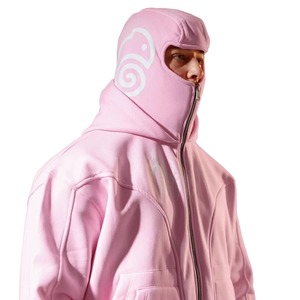 Sweat à Capuche Homme Turquoise Multi Colorblock Double Pull Coton Polaire à Capuche Top - Product Image 5