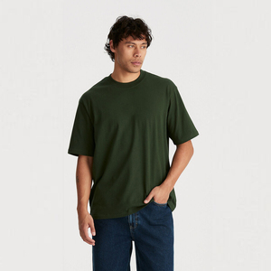 เสื้อยืดผู้ชายคุณภาพสูง ผ้าฝ้าย 100% ดีไซน์สั่งทำได้ ทรงโอเวอร์ไซส์ สไตล์วินเทจ ล้างสีแบบแอซิด  รักษ์โลก แห้งเร็ว ขายส่งเสื้อยืดเปล่า - Product Image 1