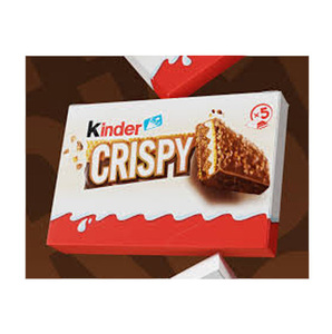 Kinder Crispy 34g Contains Milk <b>Chocolate</b> 29.5 Percent Wheat Flour 11.5 Percent Hazelnuts 3 Percent Wholesale Distribution - Product Image 3