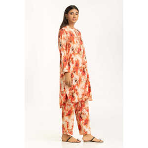 Conjunto Coordinado IPST-55075 de Dos Piezas en Chifón Estampado de Viscosa, Estilo Casual para Primavera/Verano, Tallas XS a XXS y XL - Product Image 5