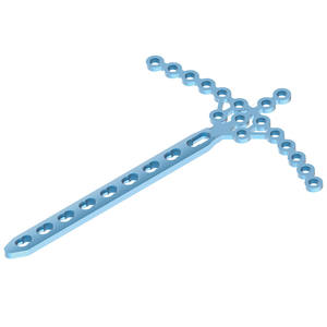 Plaque de verrouillage en acier inoxydable 3.5mm Plaques osseuses chirurgicales orthopédiques Kit de chirurgie Ciseaux chirurgicaux - Product Image 1