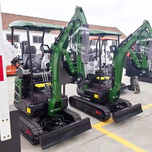 Livraison gratuite Mini pelleteuse moteur EPA Kubota 1.5 tonnes Micro pelleteuse sur chenilles 1 tonne 2 tonnes Petite pelleteuse agricole à vendre - Product Image 1