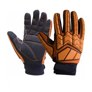 Gants de travail industriels antidérapants Gants de protection des mains Gants de sécurité pour champs pétroliers Gants résistants aux chocs pour mécaniciens - Product Image 1