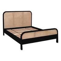 Willow Cama Queen en MangowoodBlack Rattan