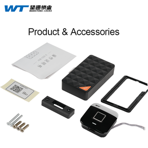 指紋半導体キーレス電子ロックオフィスロッカーロックプラスチックボディ付き - Product Image 5