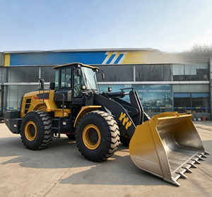 Chargeuse sur pneus XC968 neuve, moteur diesel, équipement de construction jaune, disponible immédiatement - Product Image 3