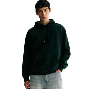 Sudadera con Capucha para Hombre, Invierno, Ecológica, con Logotipo Frontal, 100% Algodón Lavado, Casual, Cómoda, Tallas Grandes, Multicolor, con Cordón Ajustable - Product Image 2