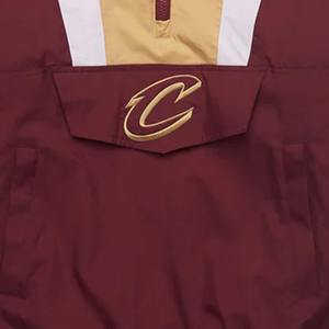 Chaqueta cortavientos ligera con media cremallera para hombre de alta calidad, colores personalizados, estilo bombardero con capucha y bolsillo de canguro, OEM personalizado - Product Image 6