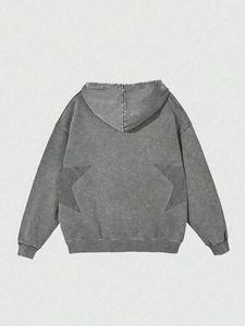 Vente en gros personnalisé 100% coton hommes à la mode Star Hoodie Hoodies Set Streetwear Hoodie Wear? - Product Image 2