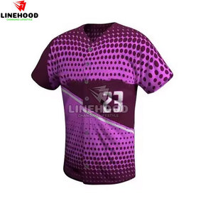 Conjunto de uniforme de béisbol de poliéster 100% personalizado de alta calidad transpirable con logotipo personalizado - Product Image 2