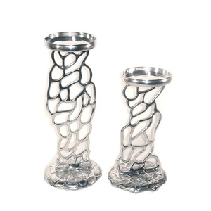 Juego de portavelas de Metal de diseño moderno más vendido para decoración del hogar crea un ambiente cálido a la luz de las velas para la sala de estar - Product Image 5