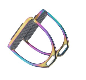 Estribos de aluminio para montar a caballo, agarre de seguridad ligero ajustable, OEM al por mayor calidad de exportación, novedad - Product Image 3