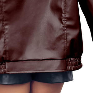 Chaquetas de mujer 2025 moda nueva llegada chaqueta de cuero Bomber Mujer suave cómodo ligero Premium genuino - Product Image 3
