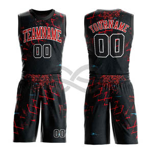 Uniforme vierge de basket-ball pour jeunes réversible personnalisé ensemble de vêtements de basket-ball de conception respirante pour adultes - Product Image 1