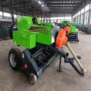 Machine à balles polyvalente pour foin et paille dans le monde entier Tracteur Mini Machine à balles pour foin Presse à balles rondes pour herbe - Product Image 1