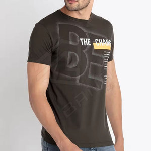 T-shirts pour hommes en coton uni fabriqués au Pakistan Service OEM Vente en gros T-shirts pour hommes à bas prix Chemise grande taille respirante - Product Image 2